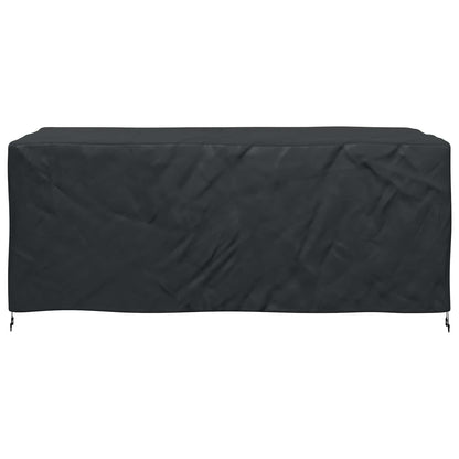 vidaXL Furniture Cover Plain Black 240 x 140 x 90 cm 210D