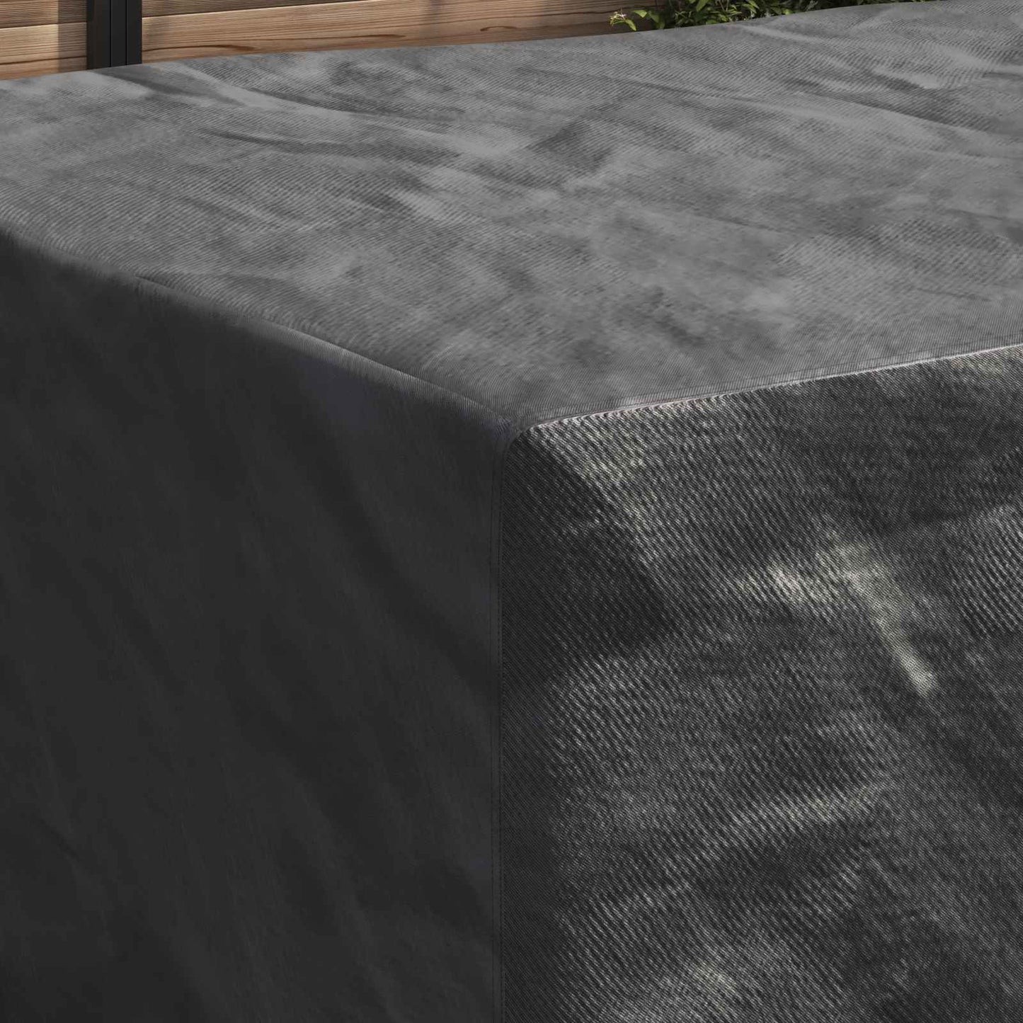 vidaXL Furniture Cover Plain Black 240 x 160 x 100 cm 210D