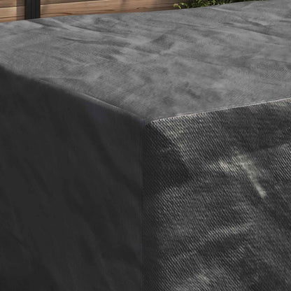 vidaXL Furniture Cover Plain Black 240 x 160 x 100 cm 210D