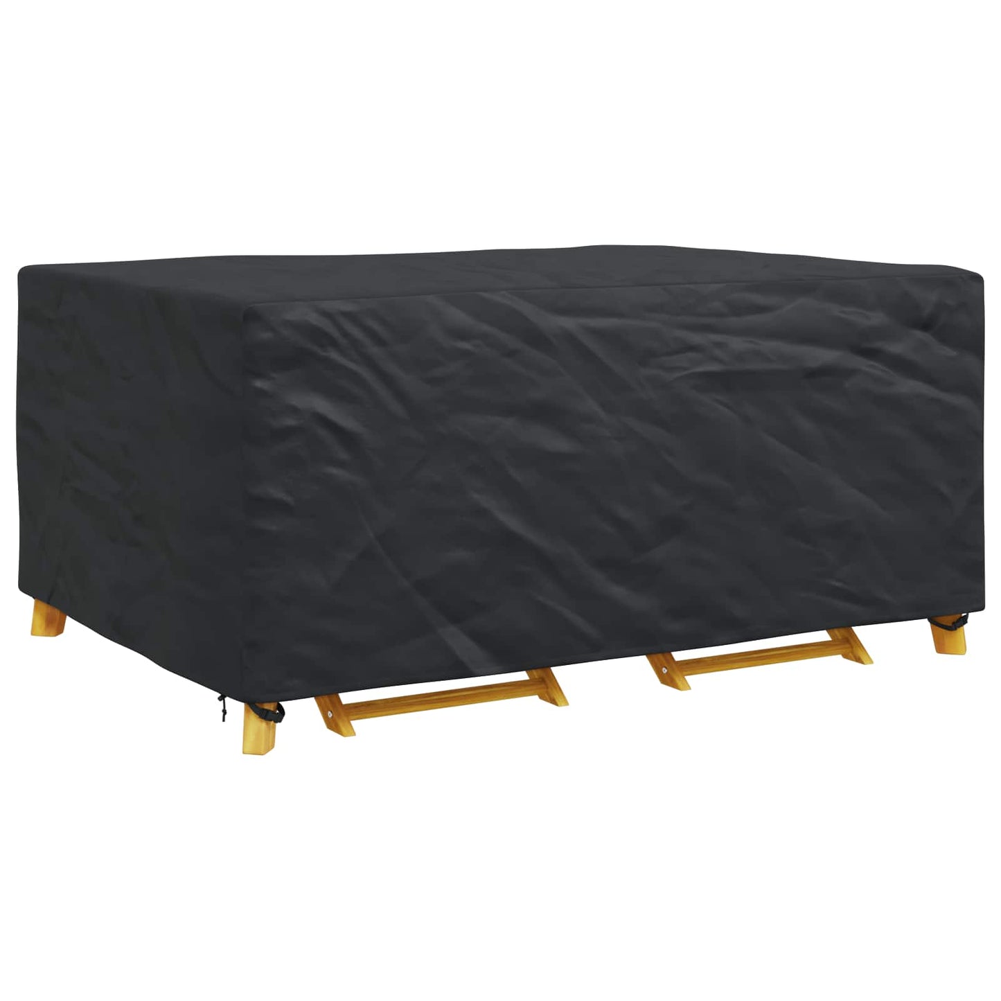 vidaXL Furniture Cover Plain Black 240 x 160 x 100 cm 210D