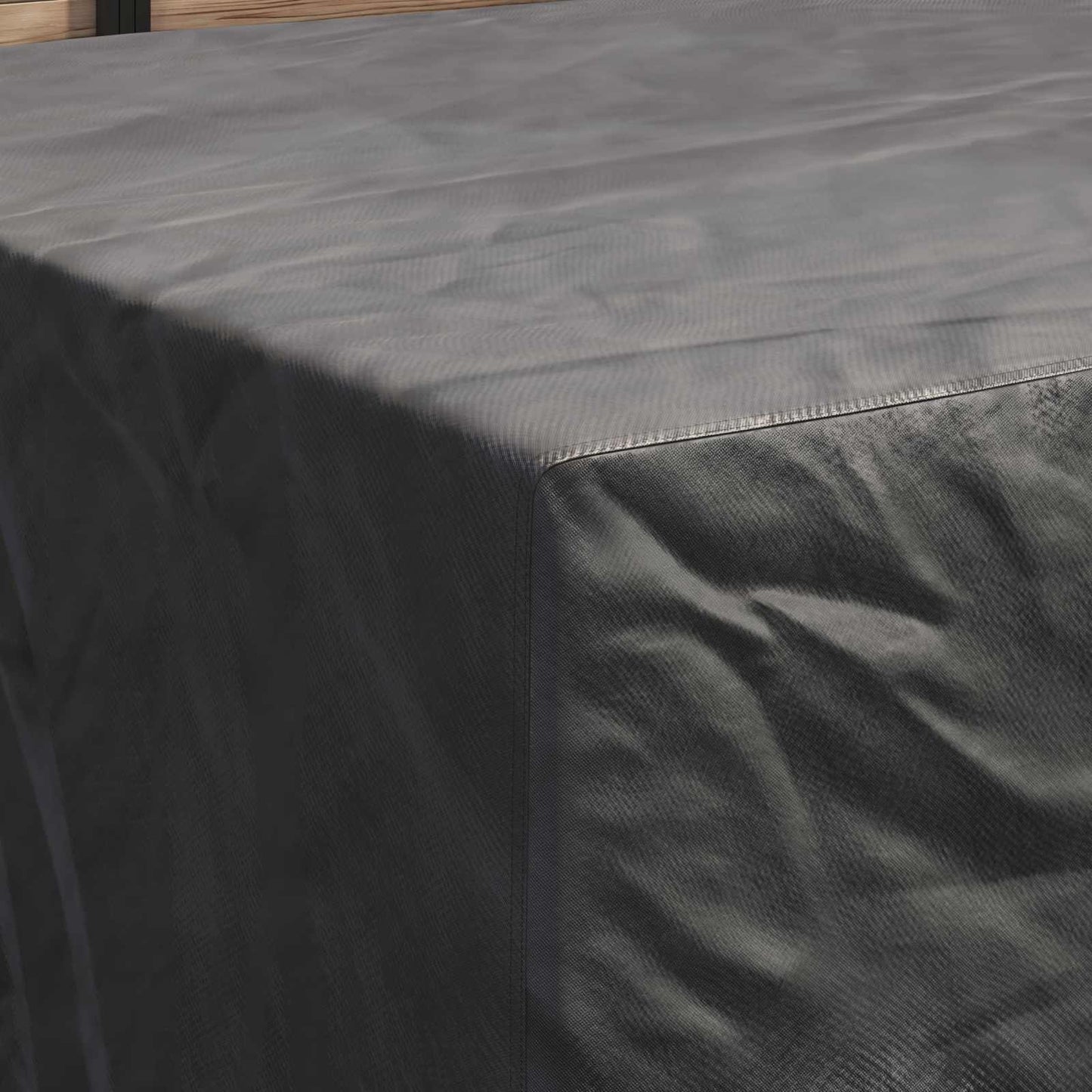 vidaXL Furniture Cover Plain Black 250 x 210 x 70 cm 210D