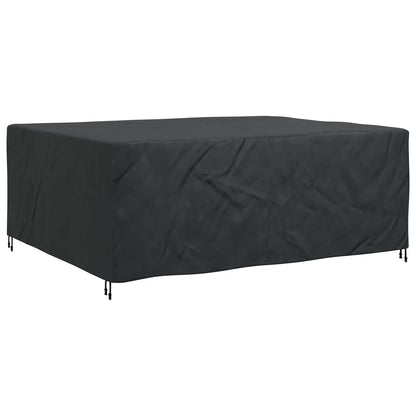 vidaXL Furniture Cover Plain Black 250 x 210 x 70 cm 210D