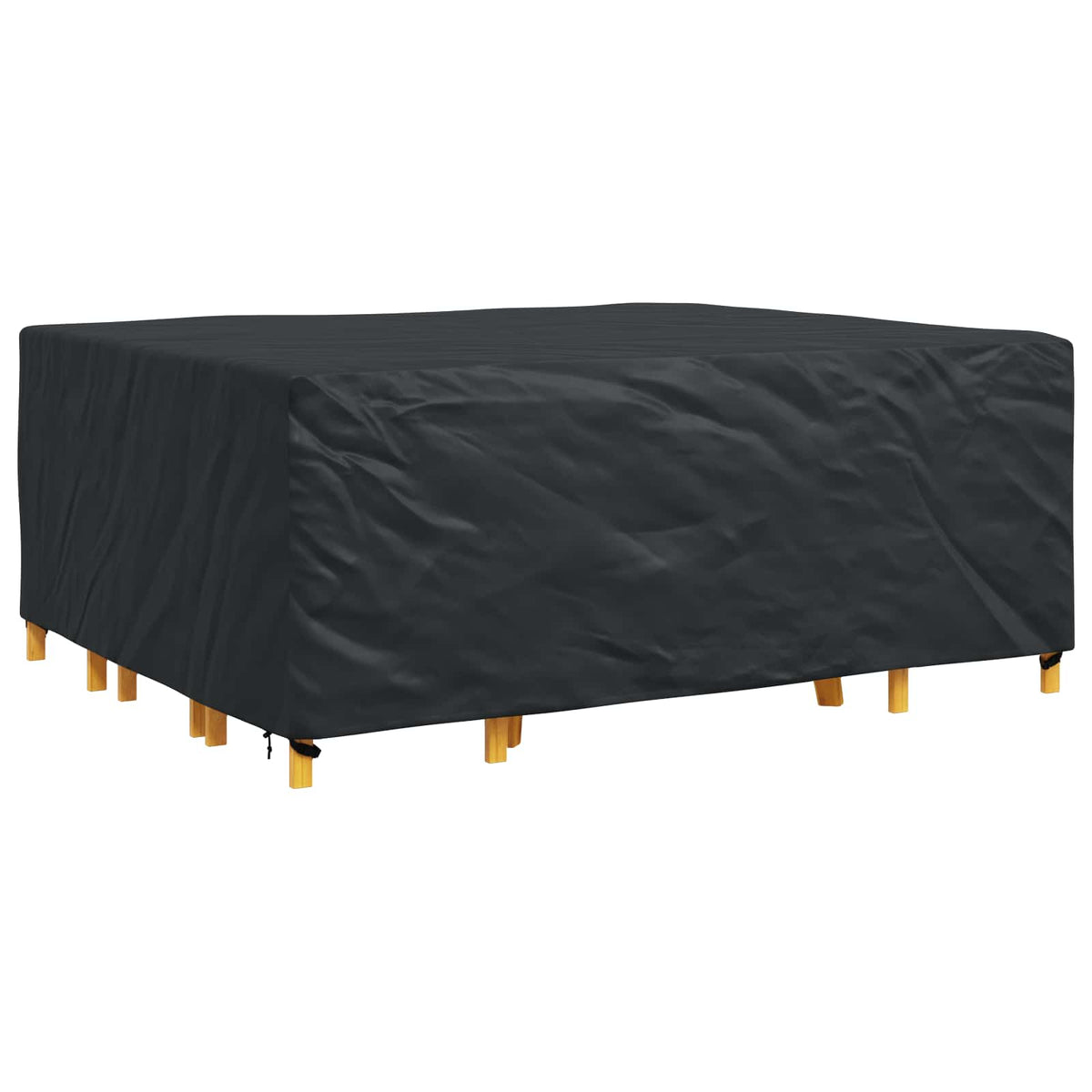 vidaXL Furniture Cover Plain Black 250 x 210 x 70 cm 420D