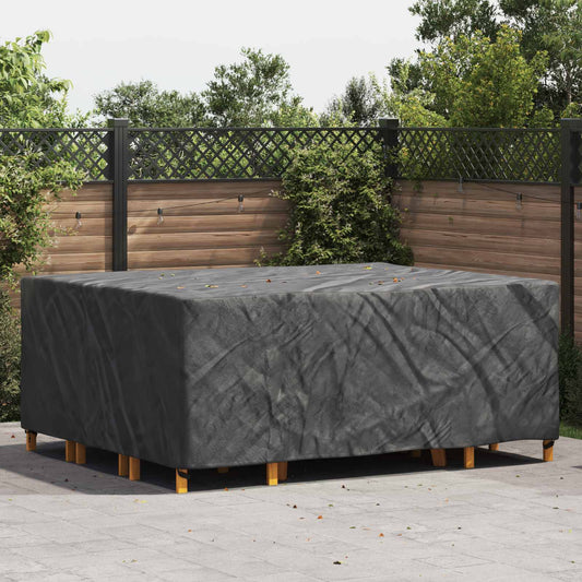 vidaXL Furniture Cover Plain Black 250 x 210 x 90 cm 420D