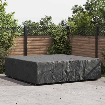 vidaXL Furniture Cover Plain Black 260 x 260 x 70 cm 600D