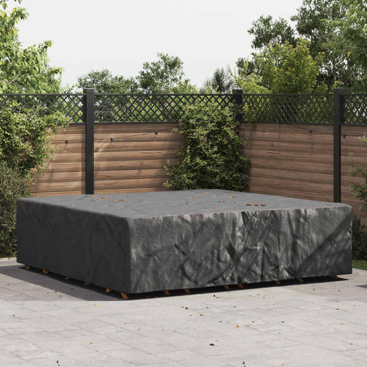 vidaXL Furniture Cover Plain Black 260 x 260 x 70 cm 600D