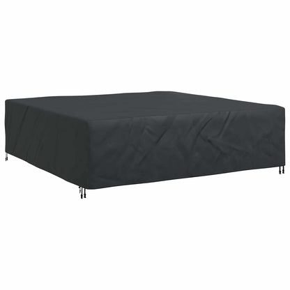 vidaXL Furniture Cover Plain Black 260 x 260 x 70 cm 600D