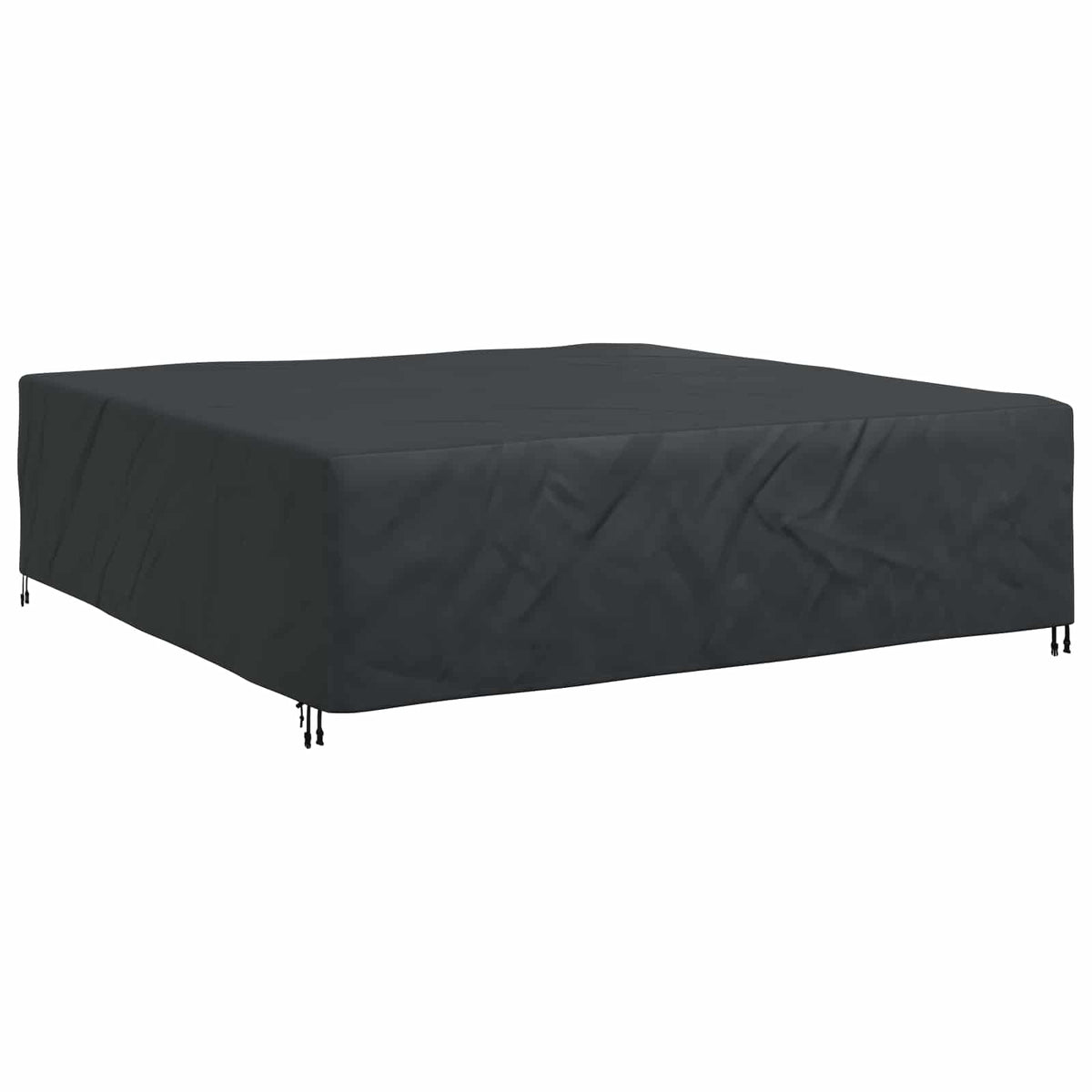 vidaXL Furniture Cover Plain Black 260 x 260 x 70 cm 600D