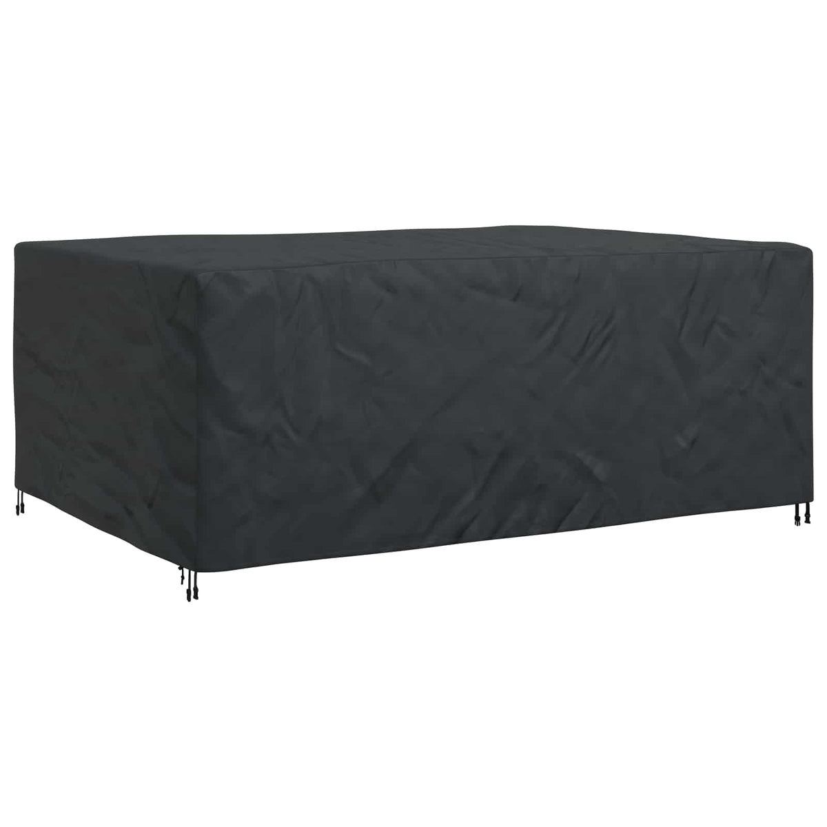 vidaXL Furniture Cover Plain Black 280 x 204 x 106 cm 420D