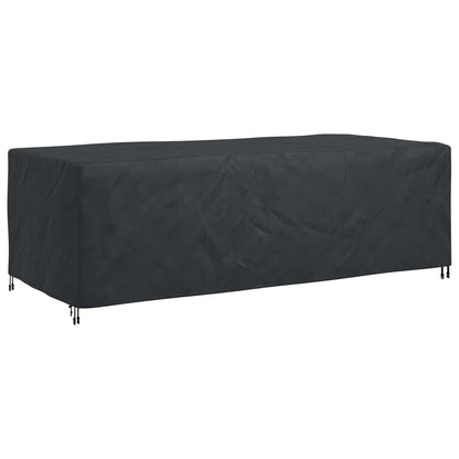 vidaXL Furniture Cover Plain Black 300 x 140 x 90 cm 420D