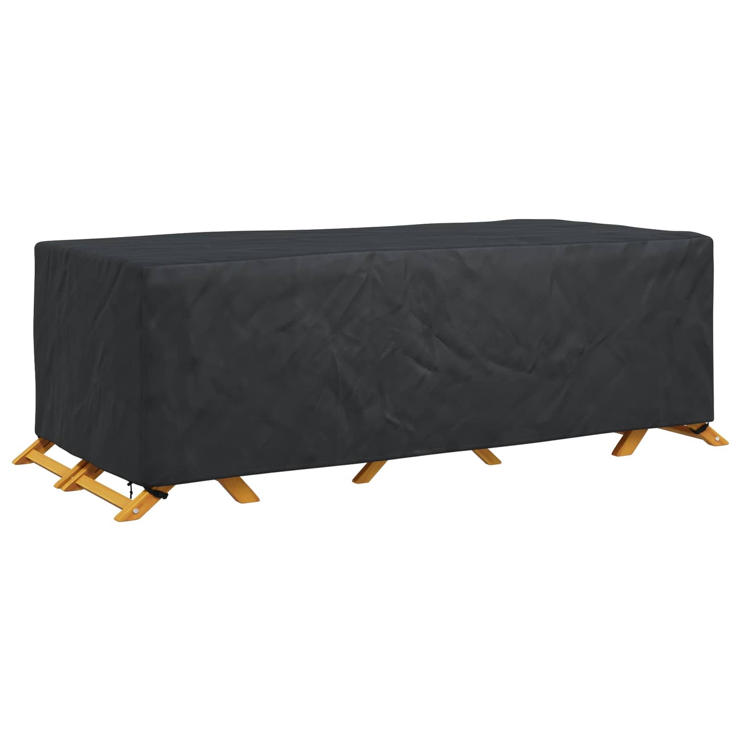 vidaXL Furniture Cover Plain Black 300 x 140 x 90 cm 420D