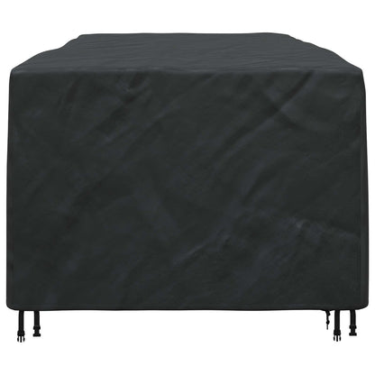 vidaXL Furniture Cover Plain Black 300 x 140 x 90 cm 420D