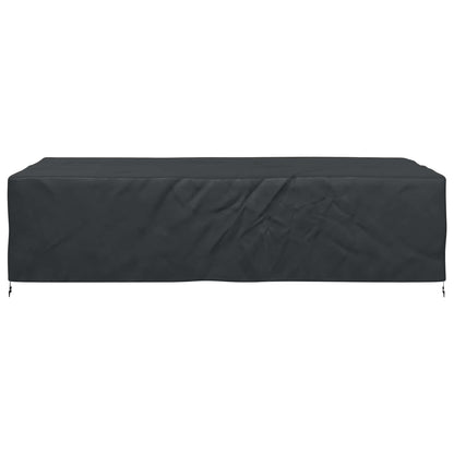 vidaXL Furniture Cover Plain Black 305 x 190 x 85 cm 600D