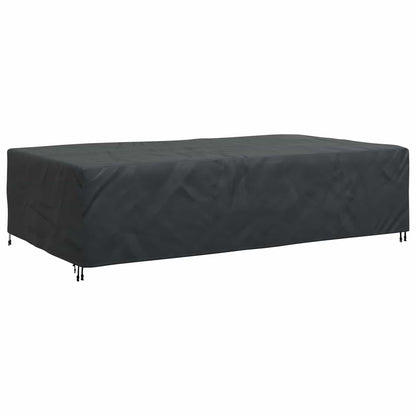 vidaXL Furniture Cover Plain Black 315 x 180 x 74 cm 600D