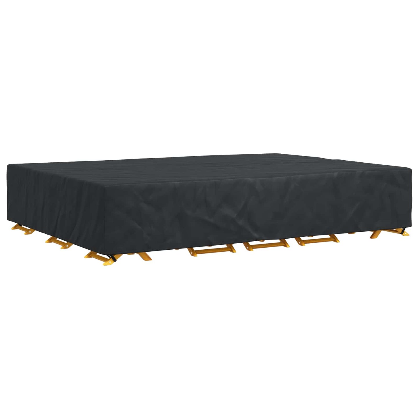 vidaXL Furniture Cover Plain Black 350 x 260 x 90 cm 420D