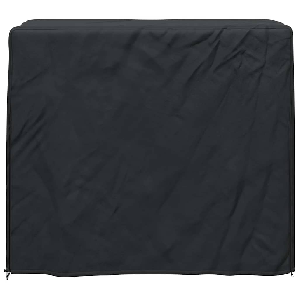 vidaXL Firewood Rack Cover Black 61 x 122 x 106 cm 600D Oxford Fabric