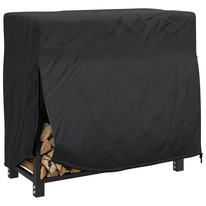 vidaXL Firewood Rack Cover Black 61 x 122 x 106 cm 600D Oxford Fabric