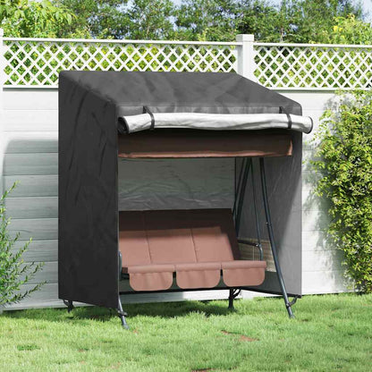 vidaXL Outdoor Swing Cover Black 135 x 100 x 165 cm 210D Oxford Fbric