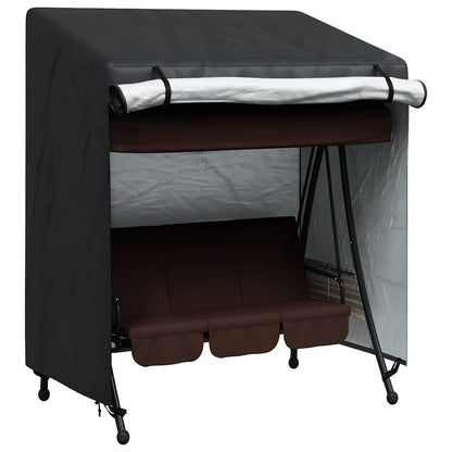 vidaXL Outdoor Swing Cover Black 135 x 100 x 165 cm 210D Oxford Fbric