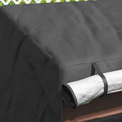 vidaXL Outdoor Swing Cover Black 135 x 100 x 165 cm 420D Oxford Fbric