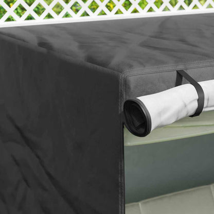 vidaXL Outdoor Swing Cover Black