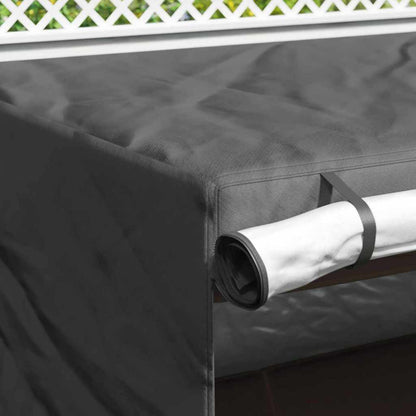 vidaXL Outdoor Swing Cover Black 220 x 125 x 170 cm 210D Oxford Fbric