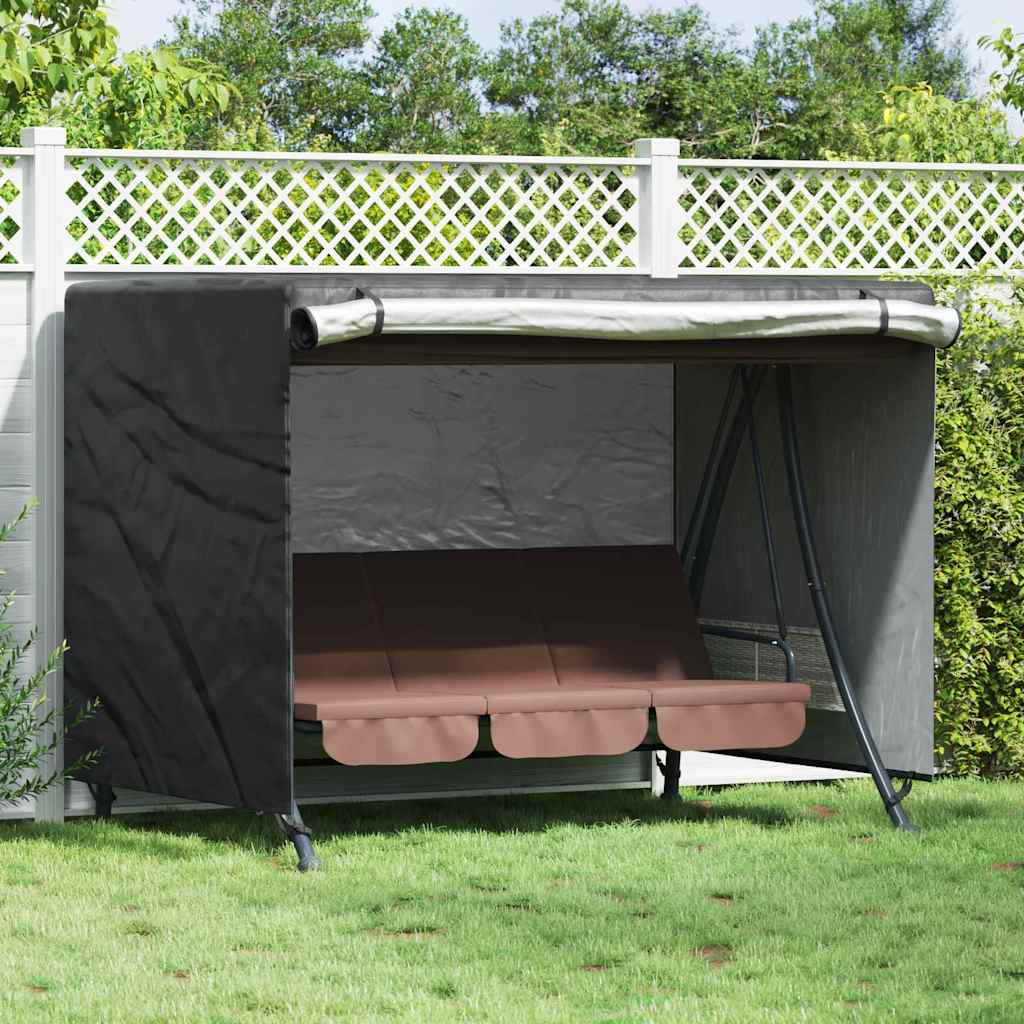 vidaXL Outdoor Swing Cover Black 220 x 125 x 170 cm 210D Oxford Fbric