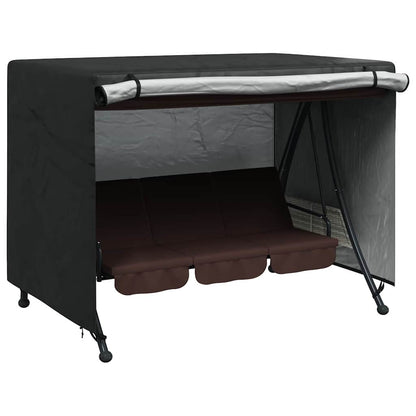 vidaXL Outdoor Swing Cover Black 220 x 125 x 170 cm 210D Oxford Fbric