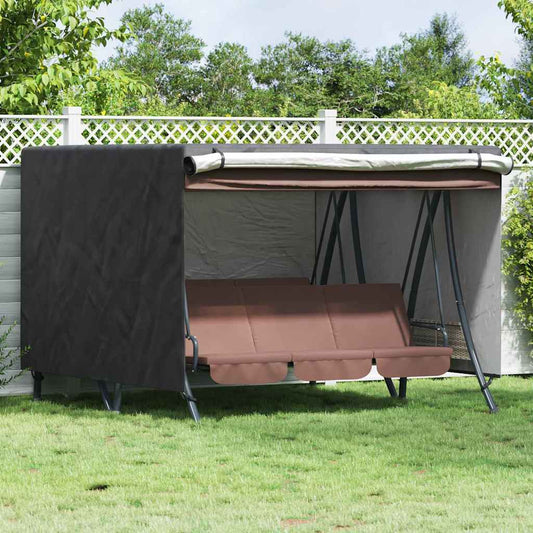 vidaXL Outdoor Swing Cover Black 250 x 250 x 160 cm 210D Oxford Fabric