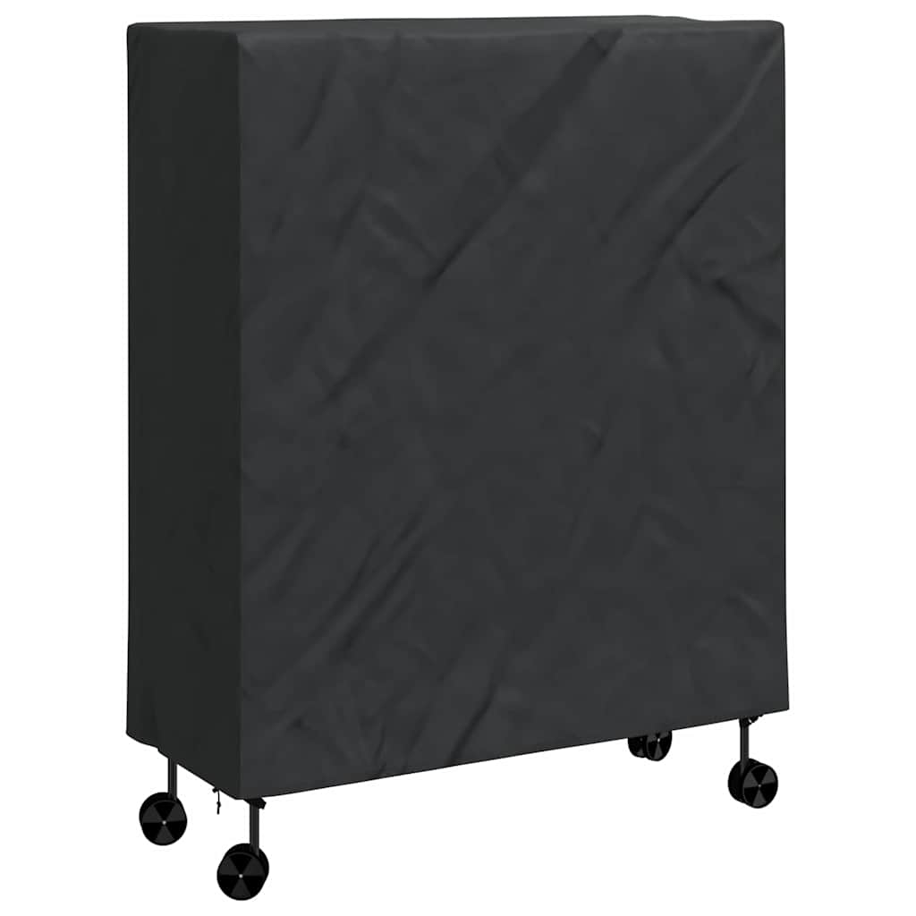 vidaXL Pingpong Table Cover 165 x 70 x 185 cm Fabric Irregular Black