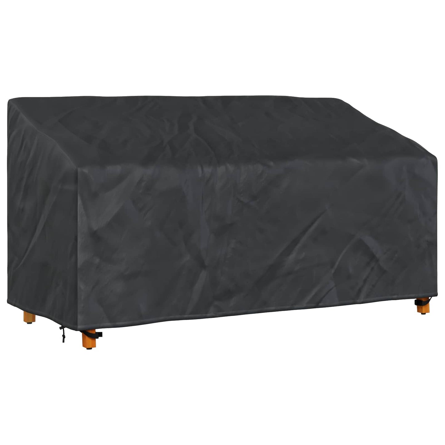 vidaXL Garden Bench Cover Black 175 x 85 x 65 / 94 cm 420D Oxford Fbric