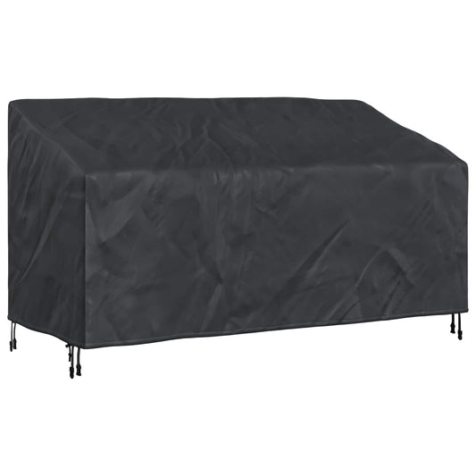 vidaXL Garden Bench Cover Black 175 x 85 x 65 / 94 cm 600D Oxford Fbric