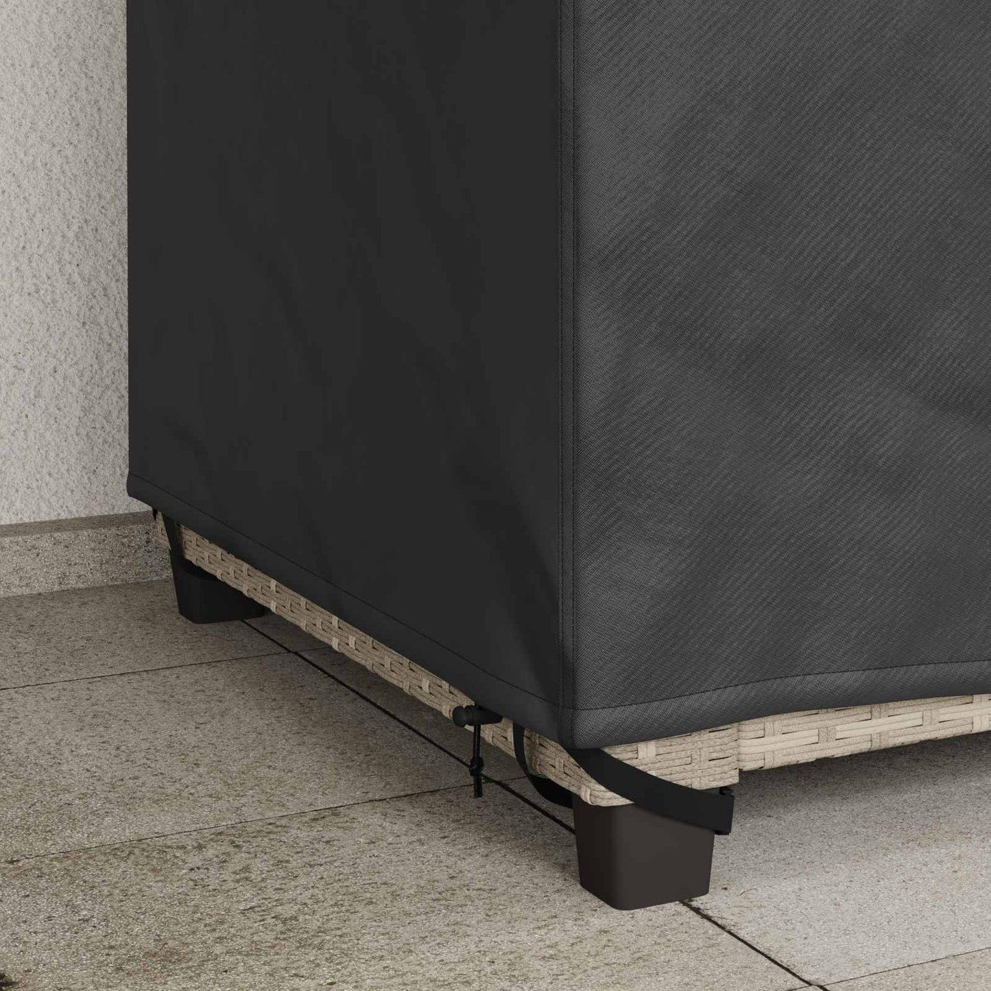 vidaXL Garden Chair Cover Black 96 x 79 x 74 cm 420D Oxford Fbric