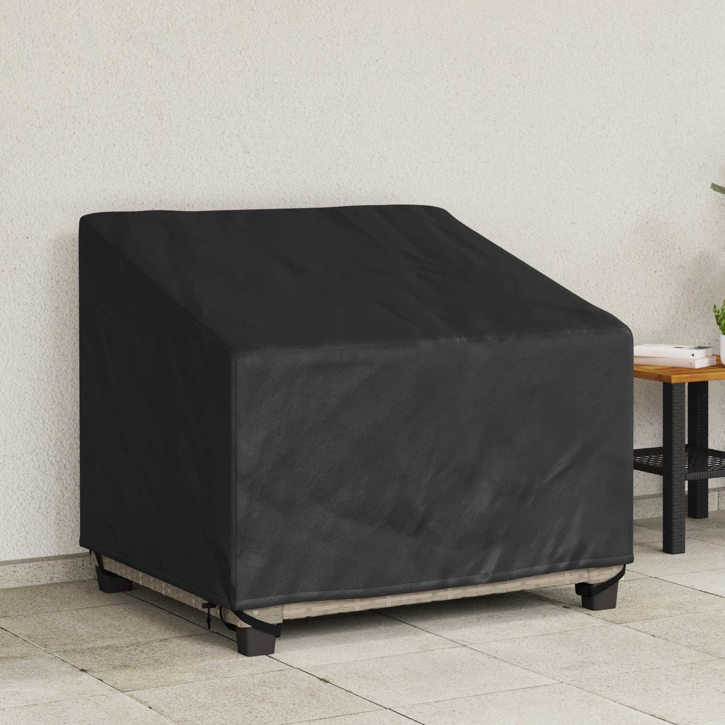 vidaXL Garden Chair Cover Black 96 x 79 x 74 cm 420D Oxford Fbric