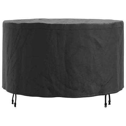 vidaXL Furniture Cover 102 x 102 x 71 cm 210D Oxford Fbric Round Black
