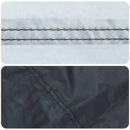 vidaXL Furniture Cover 102 x 102 x 71 cm 210D Oxford Fbric Round Black