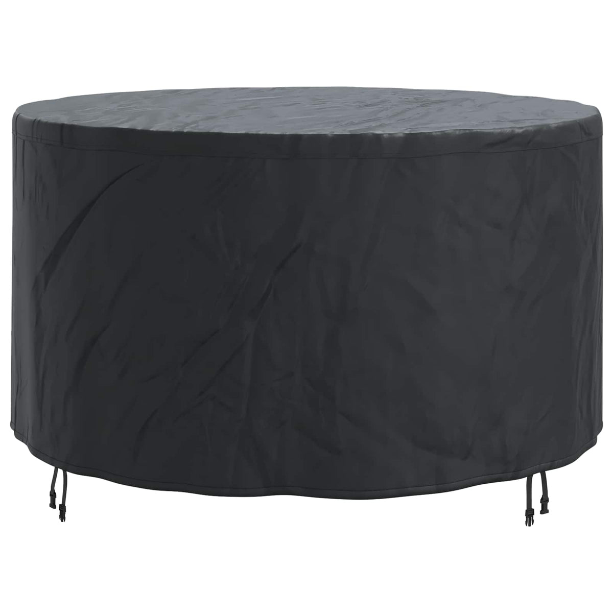 vidaXL Furniture Cover 157 x 157 x 71 cm 210D Oxford Fbric Round Black