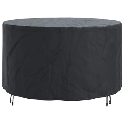vidaXL Furniture Cover 157 x 157 x 71 cm 210D Oxford Fbric Round Black