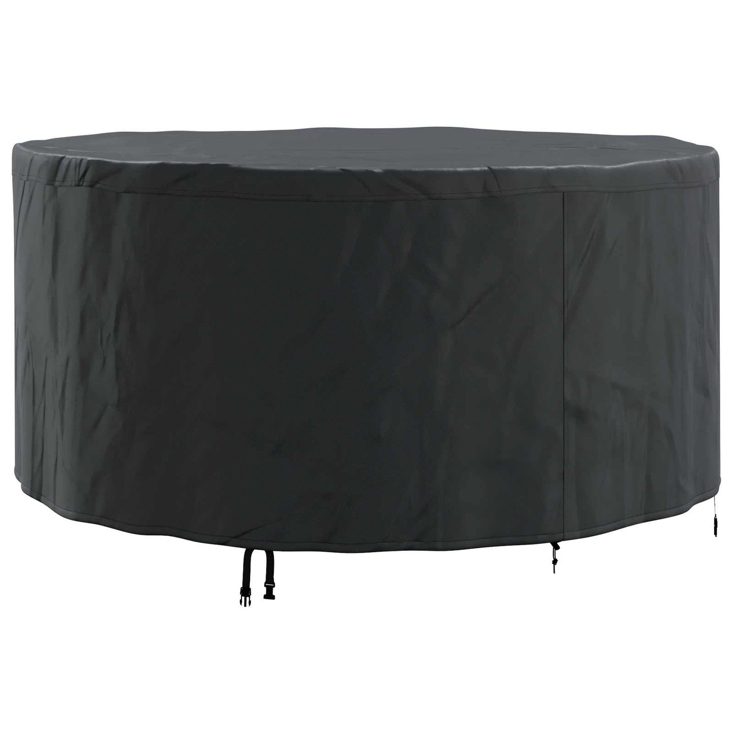 vidaXL Furniture Cover 182 x 182 x 71 cm 210D Oxford Fbric Round Black