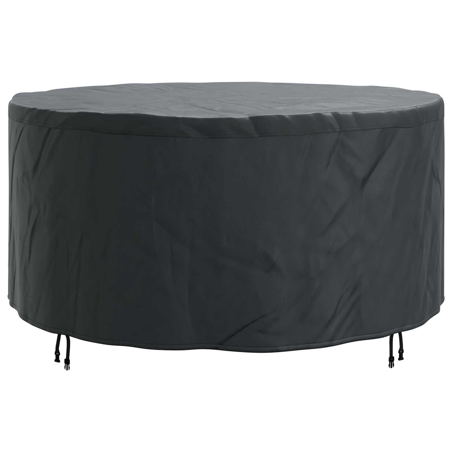 vidaXL Furniture Cover 182 x 182 x 71 cm 210D Oxford Fbric Round Black