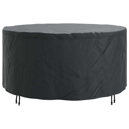 vidaXL Furniture Cover 182 x 182 x 71 cm 210D Oxford Fbric Round Black