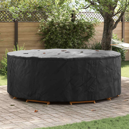 vidaXL Furniture Cover 244 x 244 x 71 cm 210D Oxford Fabric Round