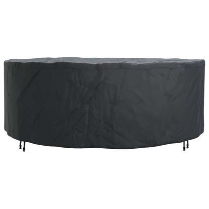 vidaXL Furniture Cover Black 244 x 244 x 105 cm 420D Oxford Fabric