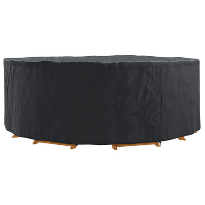 vidaXL Furniture Cover Black 244 x 244 x 105 cm 420D Oxford Fabric