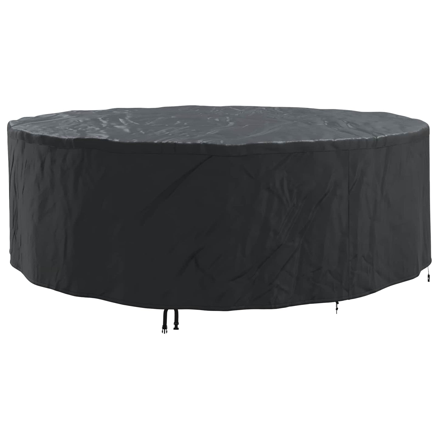 vidaXL Furniture Cover 279 x 279 x 71 cm 600D Oxford Fbric Round Black