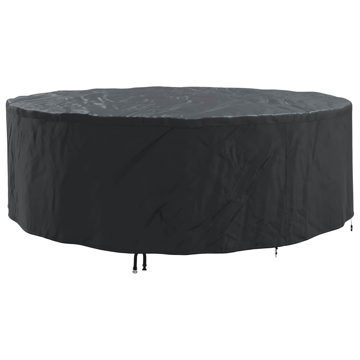 vidaXL Furniture Cover 279 x 279 x 71 cm 600D Oxford Fbric Round Black