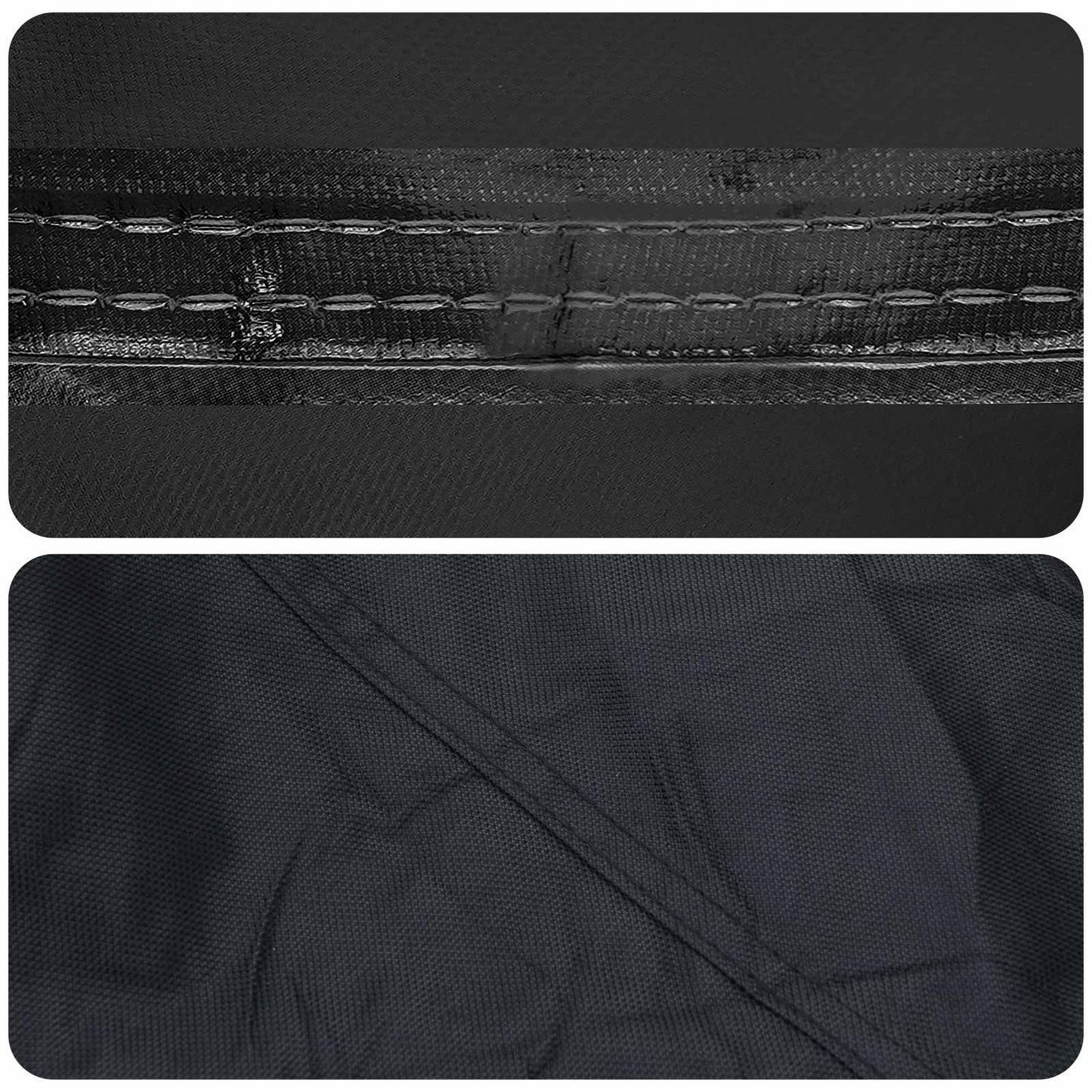 vidaXL Furniture Cover 279 x 279 x 71 cm 600D Oxford Fbric Round Black