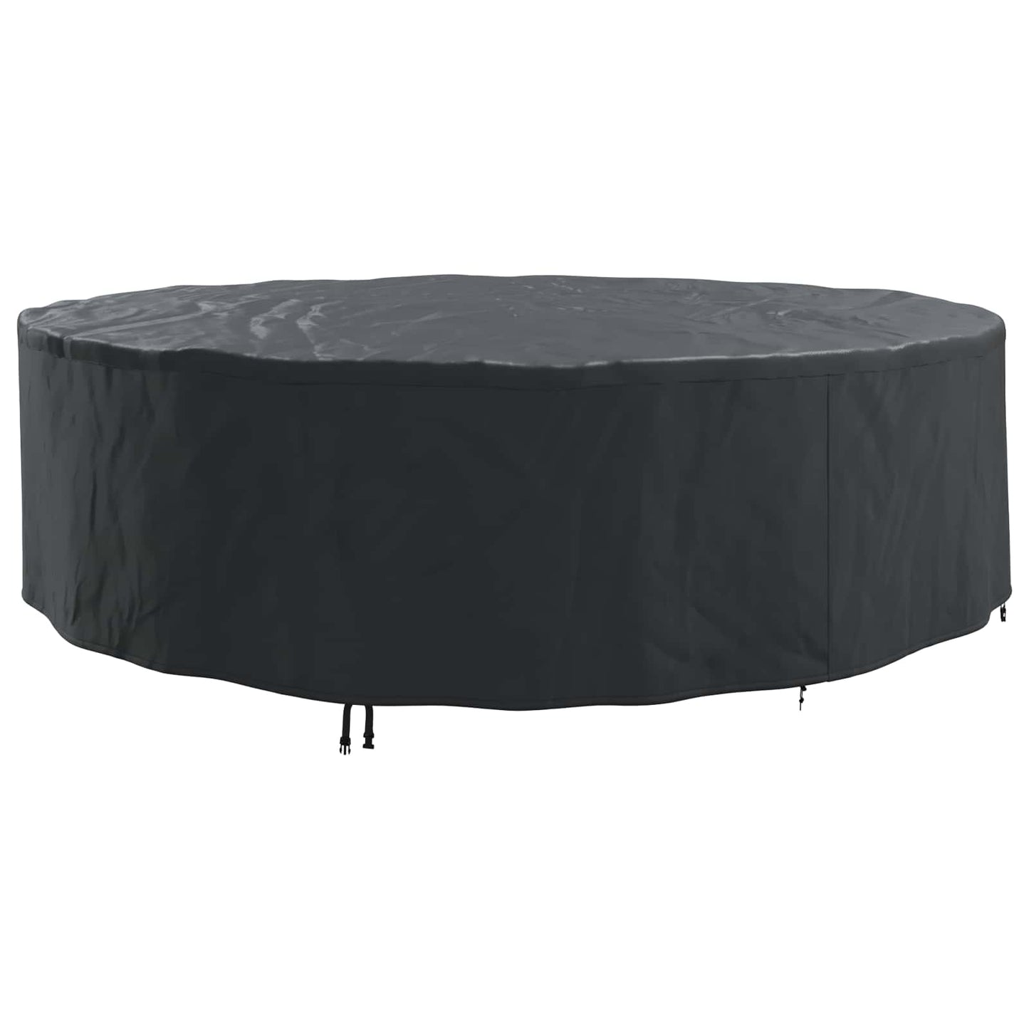 vidaXL Furniture Cover 320 x 320 x 71 cm 210D Oxford Fbric Round Black