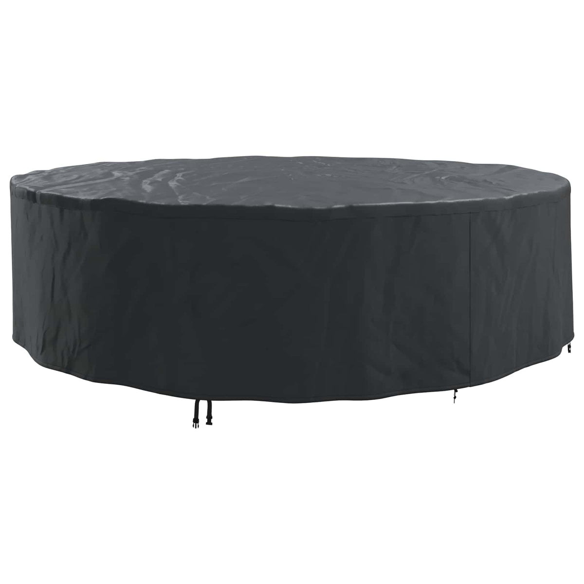 vidaXL Furniture Cover 320 x 320 x 71 cm 600D Oxford Fbric Round Black