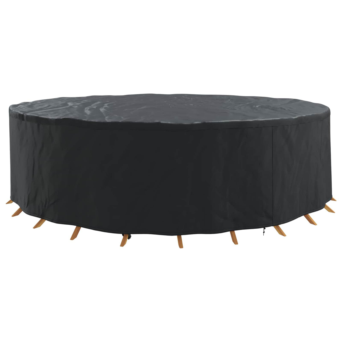 vidaXL Furniture Cover 320 x 320 x 105 cm 210D Oxford Fbric Round